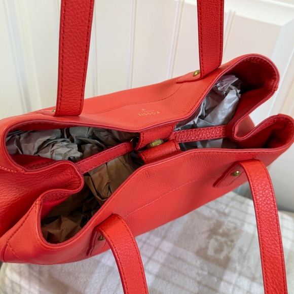 Fossil Convertible Shopper Tote Bag SHB1211 - Picture 6 of 16